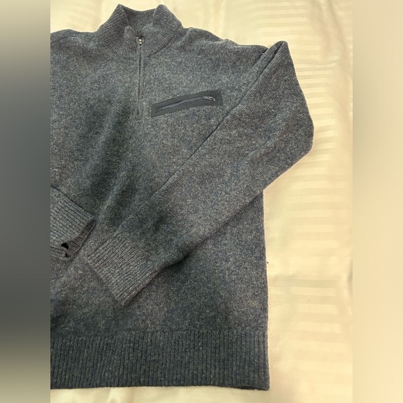 Abercrombie and Fitch 1892 Collection Men’s Wool Quarter Zip Sweater - M - Picture 4 of 8